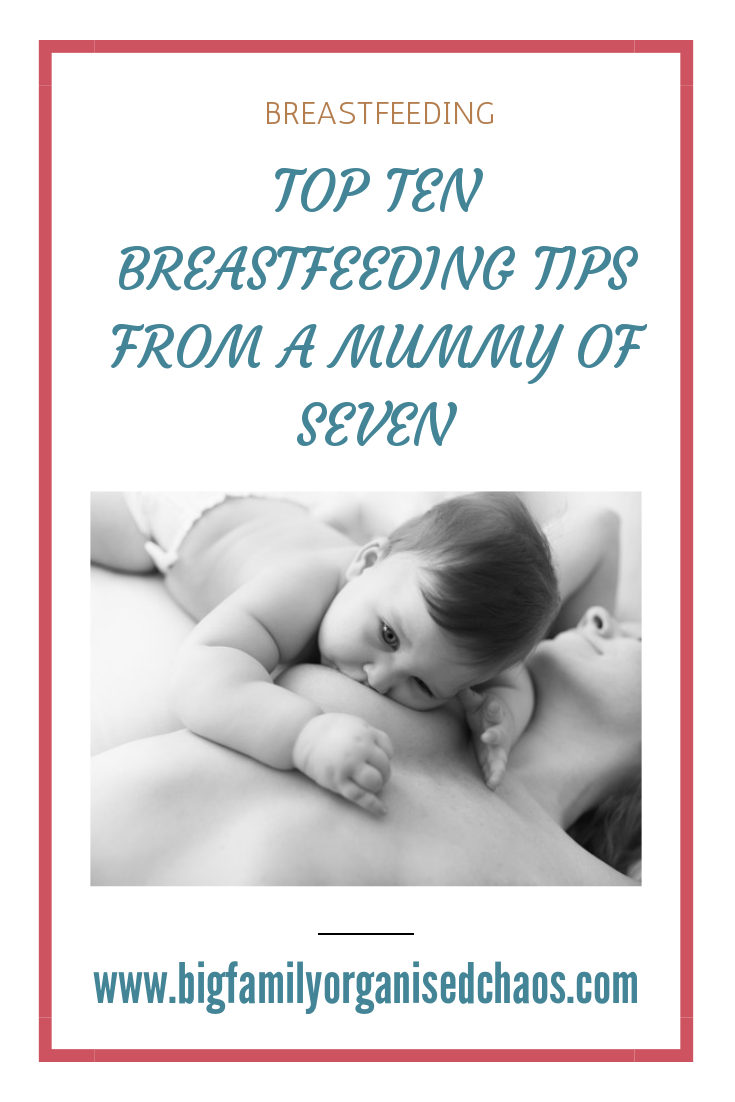 Breastfeeding is not easy, and breast is best doesn't always work for everyone, at the beginning, support is essential, I have breastfed seven children, click through to find out my top tips for breastfeeding.