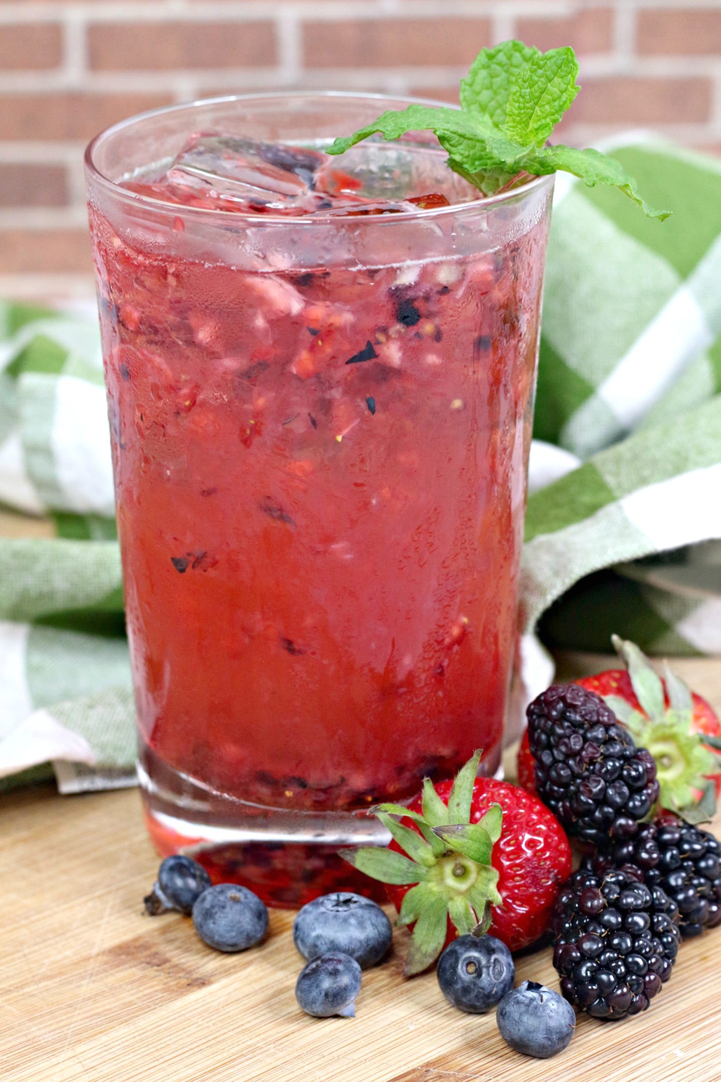 delicious triple berry drink